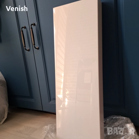 Рафтове MDF бял гланц, снимка 3 - Етажерки - 52422228