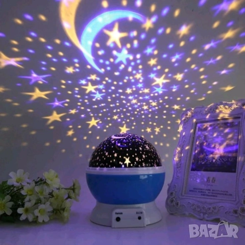 Нощна лампа детски планетариум
