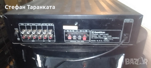 усилвател GoldStar, снимка 4 - Ресийвъри, усилватели, смесителни пултове - 54010357