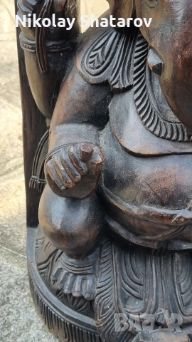 Масивна дървена скулптура , снимка 5 - Антикварни и старинни предмети - 53738866