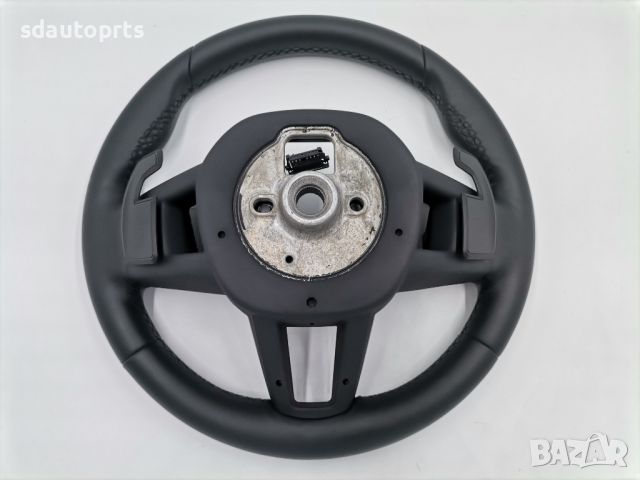 M Sport Черен Кожен Спортен Волан BMW 2 U06 X1 U11 - Отличен, снимка 10 - Части - 45926575