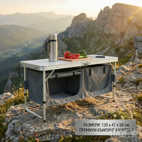 Сгъваем къмпинг шкаф. , снимка 2 - Градински мебели, декорация  - 54231573