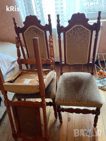 маса разтегателна с столове, снимка 5 - Маси - 53316668