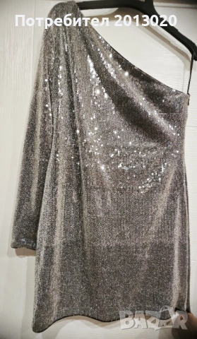 Мини рокля с пайети