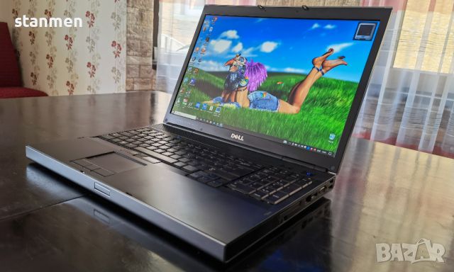 Продавам лаптоп Dell Precision M6500/17"IPSFullHDмат/8х1.70GhzThr/12gb/SSD256gb+1ТB/nVidiaQuadro/Нов, снимка 1 - Лаптопи за игри - 46167294