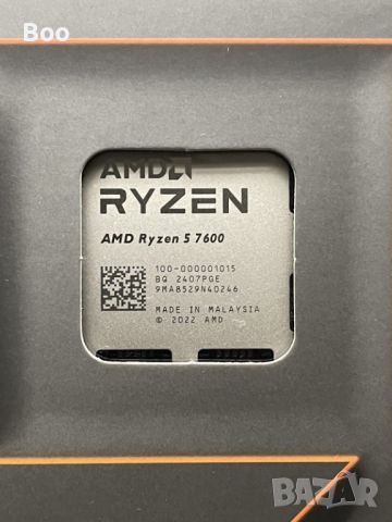 Процесор AMD RYZEN 5 7600 6-Core 3.8 GHz (5.1 GHz Turbo), снимка 1 - Процесори - 46556268