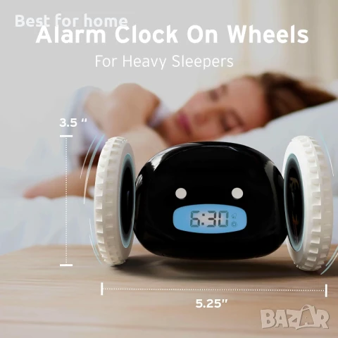 часовник с аларма CLOCKY, снимка 9 - Друга електроника - 50647377