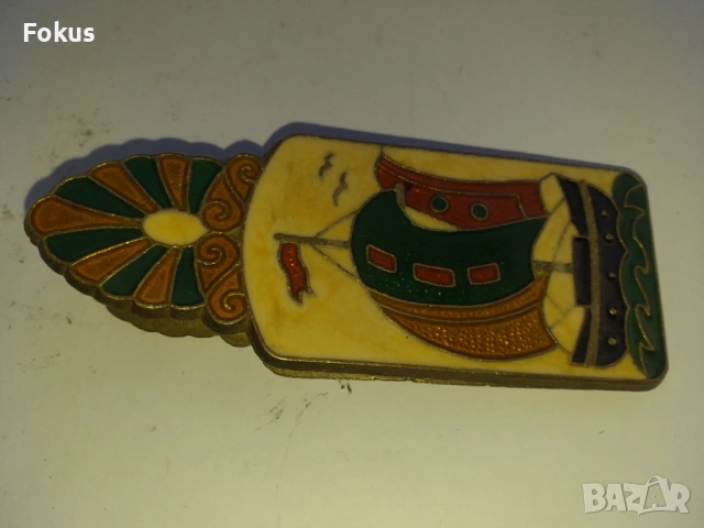 ЩИПКА ЗА ПАРИ БРОНЗ ЕМАЙЛ