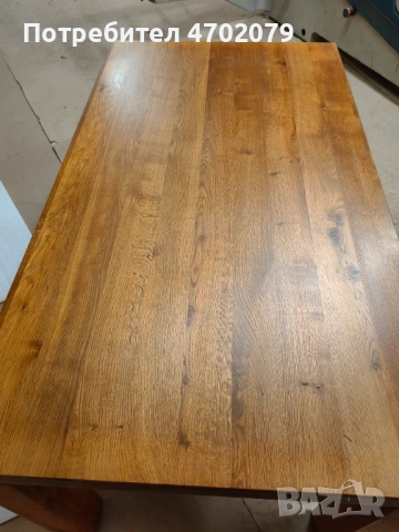 Голяма масивна дъбова маса, снимка 3 - Маси - 53016708