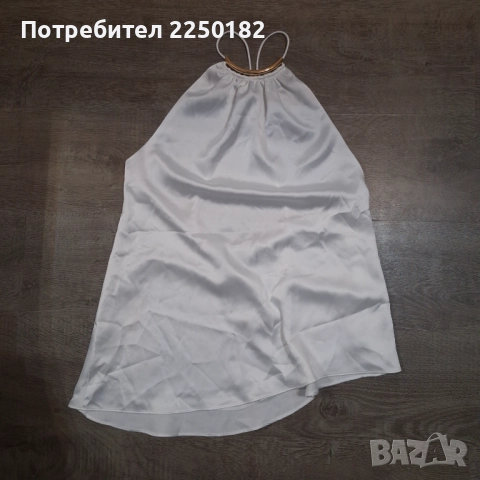 Zara топ туника сатен