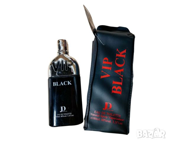 Парфюм Vip Black Pour Homme Eau De Toilette 100ml, снимка 2 - Мъжки парфюми - 46436370