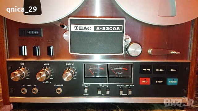 Teac A-3300s Ролков Магнетофон, снимка 4 - Декове - 46346184