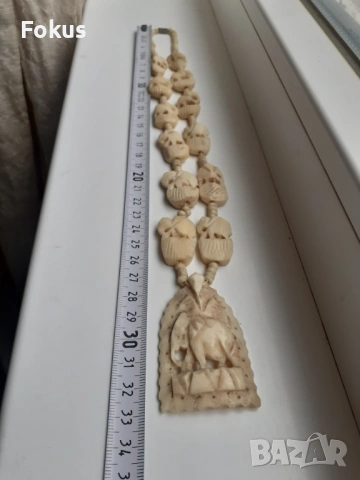 Стар гердан коли огърлица слончета, снимка 6 - Антикварни и старинни предмети - 54070727