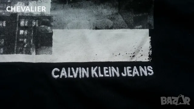 CALVIN CLEIN JEANS T-Shirt Размер M мъжка тениска 45-66, снимка 4 - Тениски - 49865080