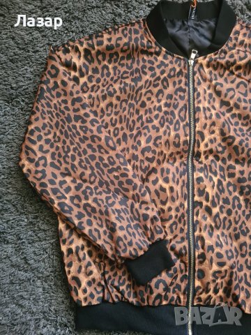 Мъжко яке Леопард принт-Leopardi print Jacket, снимка 3 - Якета - 45010489