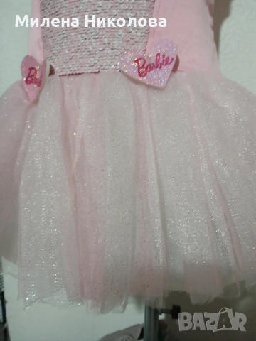 Рокля Barbie 6-7г, снимка 7 - Детски рокли и поли - 52240012