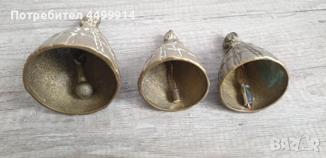 Стари камбани,месинг бронз,метал,фигура,камбана, снимка 5 - Антикварни и старинни предмети - 54200830