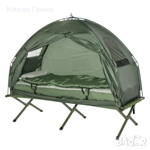 Сгъваема палатка с надуваем матрак, снимка 4 - Палатки - 46463919