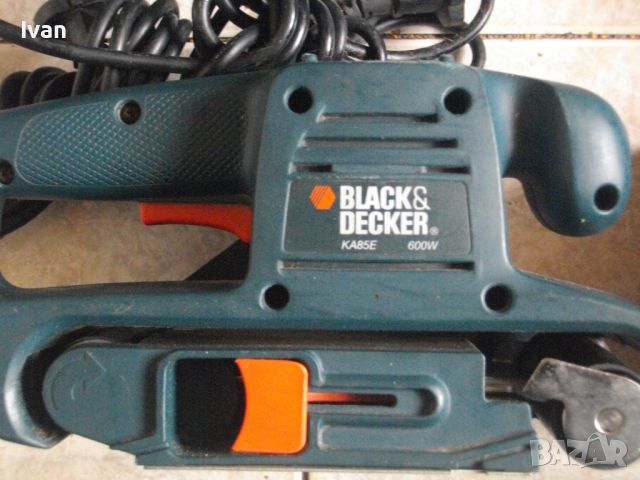 600 Вата Английски Лентов Шлайф BLACK DECKER-ЗА ЧАСТИ/ЗА РЕМОНТ-С Искрене, снимка 1 - Други инструменти - 46073202