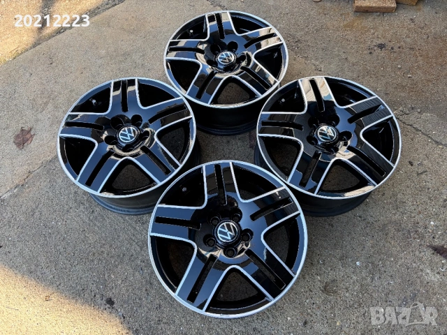 4 броя алуминиеви джанти за Volkswagen Golf,Bora,Polo 15, снимка 8 - Гуми и джанти - 53616338