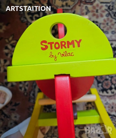 Дървено конче-люлка, детска дървена люлка, камиончета на Coca-Cola (нови) , снимка 2 - Коли, камиони, мотори, писти - 52888669