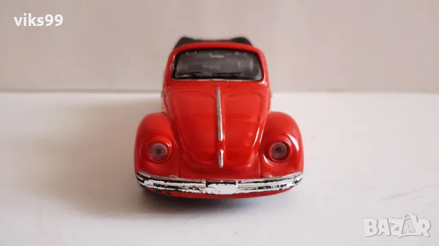 Volkswagen VW 1303 Beetle Cabriolet Maisto 1:36 , снимка 7 - Колекции - 47199990