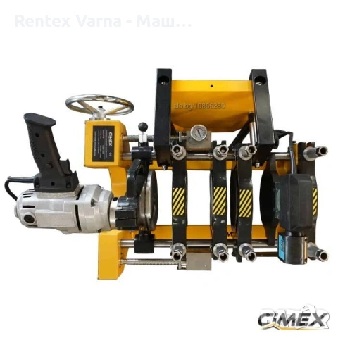 🔧 Машина за челно заваряване на тръби ПОД НАЕМ! За PVC/ПП тръби от 16мм до 450мм!, снимка 2 - Други машини и части - 53371583