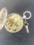 Швейцарски СРЕБЪРЕН джобен часовник 1900г. с ключе - 10 РУБИНА - ПРОМОЦИЯ, снимка 15