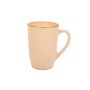 Чаша, за кафе и чай, праскова цвят, 335мл, снимка 1 - Чаши - 45355308