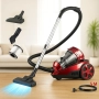 Прахосмукачка без торба Royalty Line RL-BSCM1400.60, 850W, 3 литра, HEPA филтър, Циклон, Червен, снимка 12