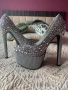 Страхотни обувки с камъни, снимка 1 - Дамски обувки на ток - 44987400