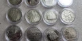 Монети . Комплект. 1300 години България . 2 лева. 1981 година . Юбилейни. 13 бройки., снимка 7