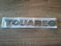 Volkswagen Touareg сребриста емблема стар шрифт, снимка 1
