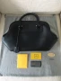 Черна дамска кожена чанта Fendi Selleria Adele Doctor's Bag, снимка 9