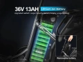 НОВО!! Електрически велосипед Samebike C05 Pro 500W 36V/13Ah 32 км. ч. , снимка 15
