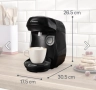 Кафемашина с капсули Bosch Tassimo Happy Friendly TAS102E ,с над 70 напитки, 1400 W, черна, снимка 11