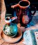 Българска битова керамика от Странджа планина - Стомна и бърдук, снимка 1 - Форми - 45316065