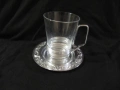  стъклен сервиз за кафе и чай от 1984г., снимка 3