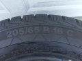 1бр  НОВА гума за бус 205/65/16C CONTINENTAL VancoWinter, снимка 5