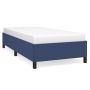 vidaXL Pамка за легло синя 90x190 см плат（SKU:347032, снимка 1 - Спални и легла - 46023629