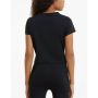 Дамска тениска puma twisted cropped training tee black, снимка 2