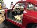 BBURAGO метална колекционерска количка PORSCHE 356B COUPE 1961г. 1:18, снимка 6