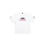 BALENCIAGA White 3B Sports Icon Embroidered Logo Oversized Мъжка / Дамска Тениска size S (M), снимка 6