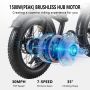 НОВ!! Електрически FATBIKE V8, 48V, 15,6AH, 24 мес гаранция, снимка 8