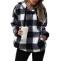 Дамски суичър с дълги ръкави и качулка на каре, 7цвята , снимка 6
