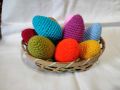 Ръчно изработени плетени играчки - Великденски яйца, снимка 3