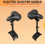 Седалка за електрически скутери Niu KQi3 / KQi3 Pro / KQi3 Max с ергономичен дизайн и мемори пяна, снимка 6
