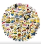 50 бр Миньоните Minions миньони самозалепващи лепенки стикери за украса декор, снимка 5