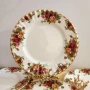 Комплект от 6 чинии 26см Royal Albert Old Country Roses, снимка 2