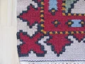19 век ръчно тъкани килимчета, постелки, стъпки 40х34 см., снимка 4